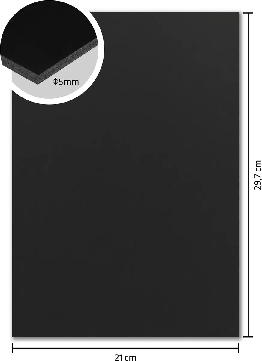 Kangaro Foamboard A4 5mm - 20 Stuks