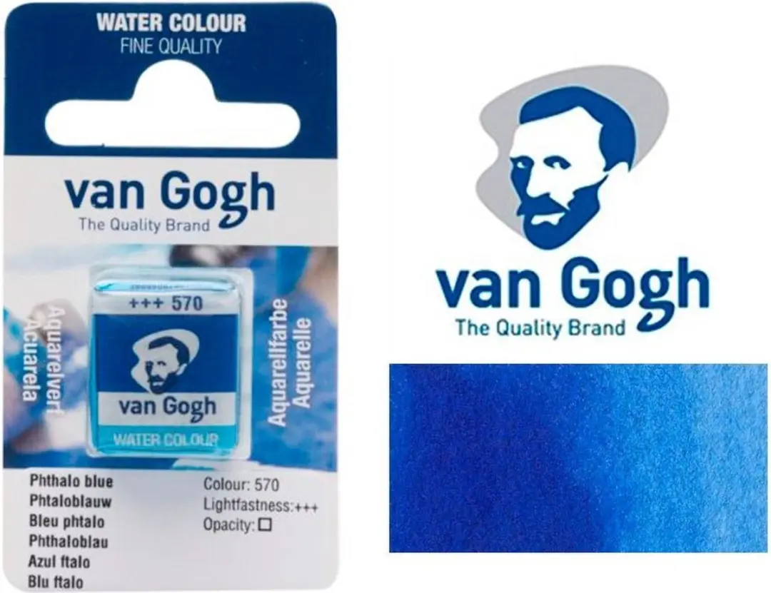 Van Gogh Watercolor Napje Phthalo Blue 10g