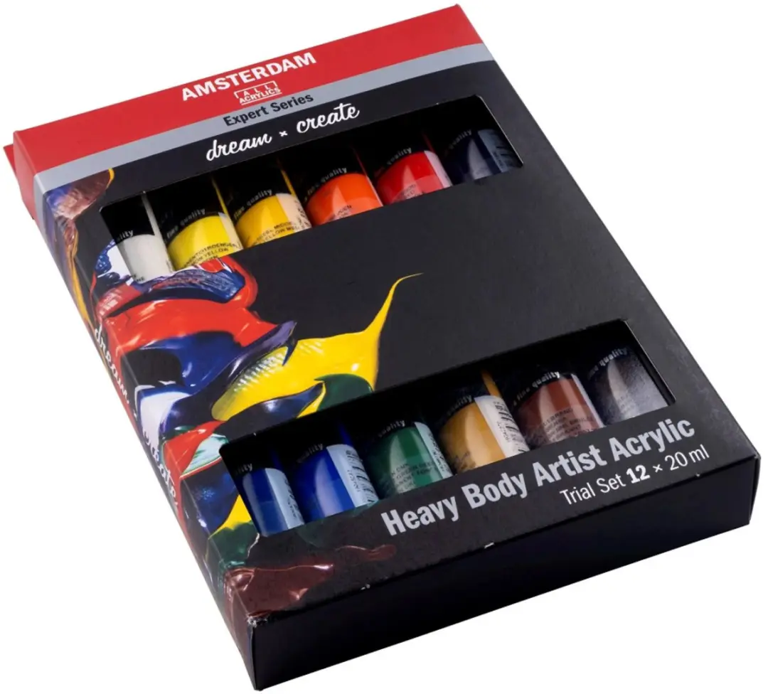 Amsterdam Expert Series Acrylverf Proefset - 12 Kleuren 20ml