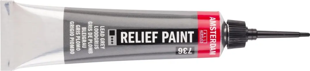 Talens Relief Paint Loodgrijs 20ml