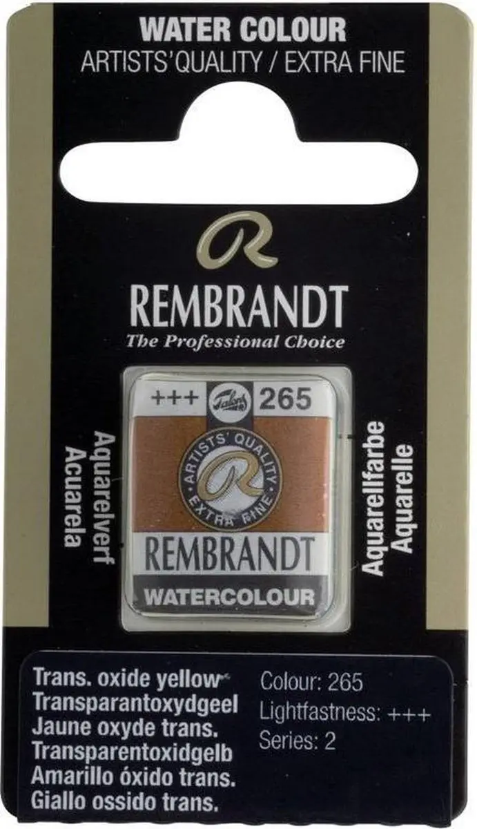 Rembrandt Waterverf Napje Transparent Oxide Yellow 10g