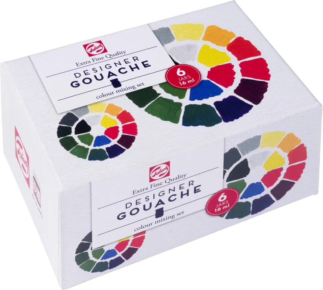 Talens Designer Gouache Colour Mixing Set 6x16ml