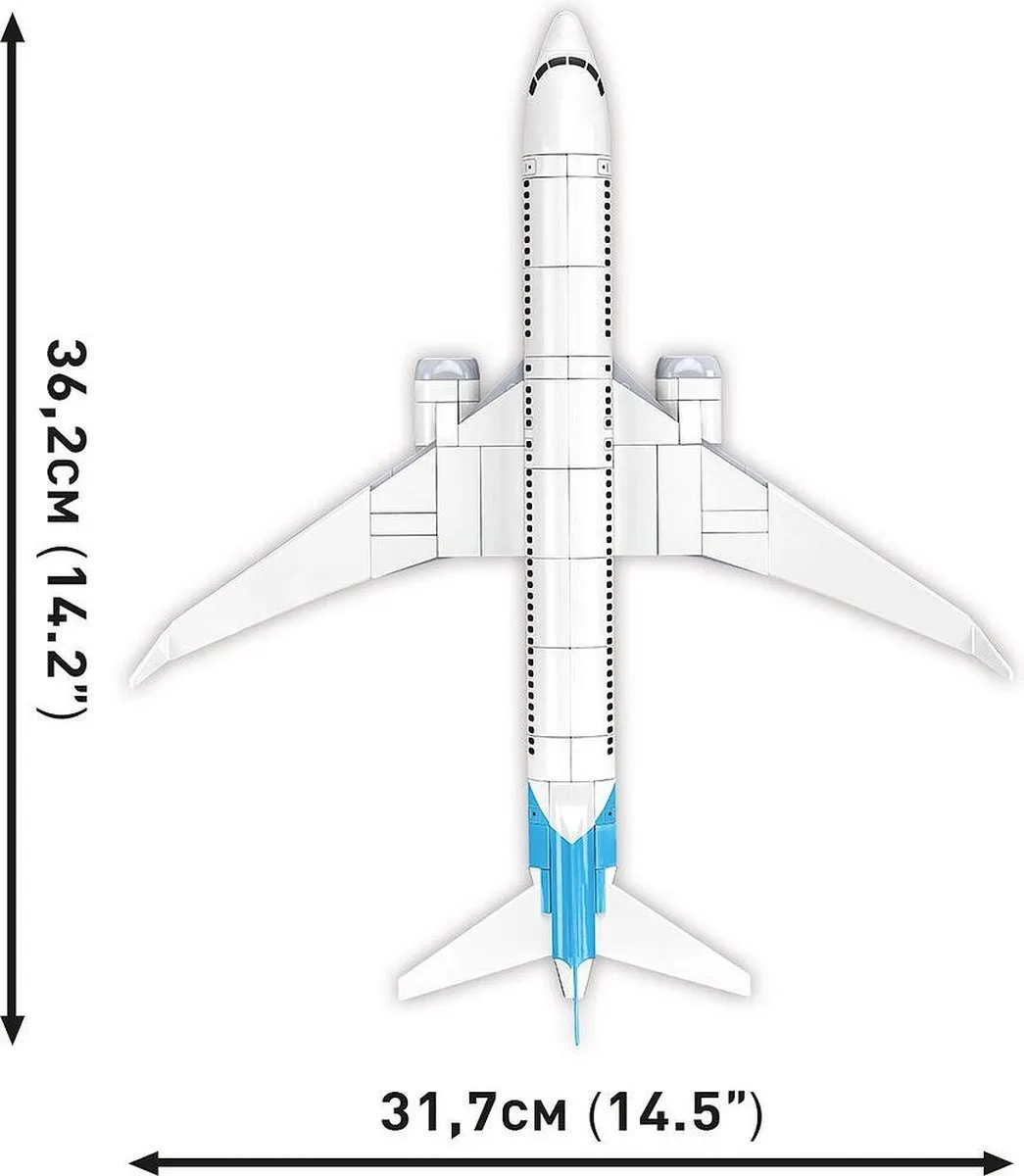 Cobi Boeing 737-8 Bouwpakket - 340 Stukken - Meerkleurig