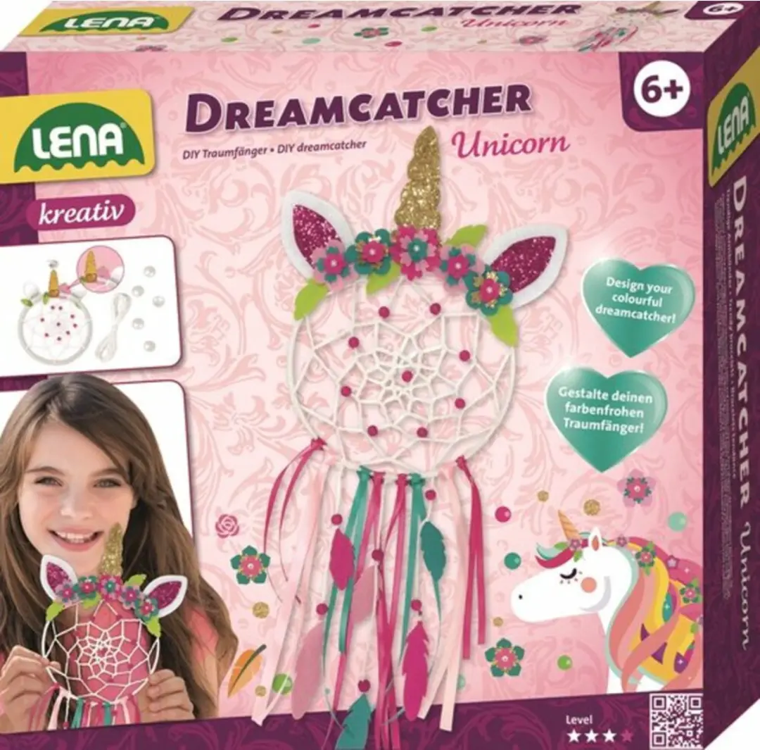 Lena Dromenvanger Knutselset - Roze - 9 Stuks - afbeelding 6 van 6