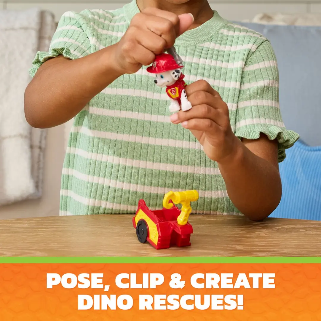 Spin Master PAW Patrol Marshall Dino-gereedschapsset 6076019 - Actiefiguur met trailer - afbeelding 6 van 6