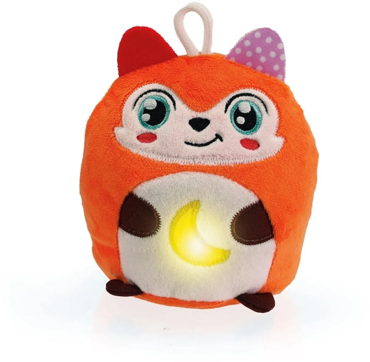 Clementoni Twinkle Twinkle Babyknuffel Nachtlampje - Klein Vosje - Oranje