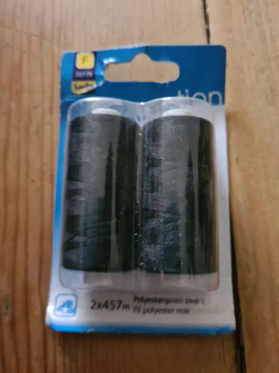 Sorbo Polyestergaren 2x457m - Zwart