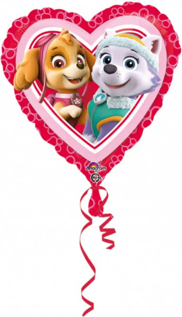 PAW Patrol Ballon Skye & Everest 43cm - Roze