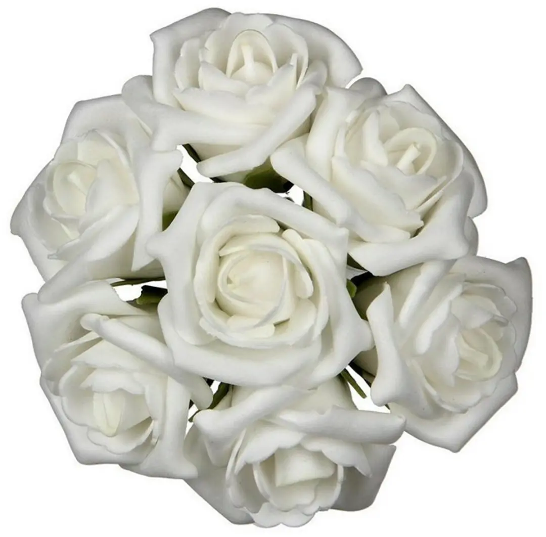 Ideas4seasons Rozen DIY Decoratie - 42 Stuks 9x3cm - Crème