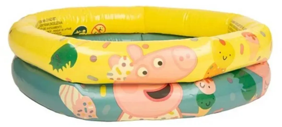 Peppa Pig Opblaasbaar Kinderzwembad 60cm - Meerkleurig