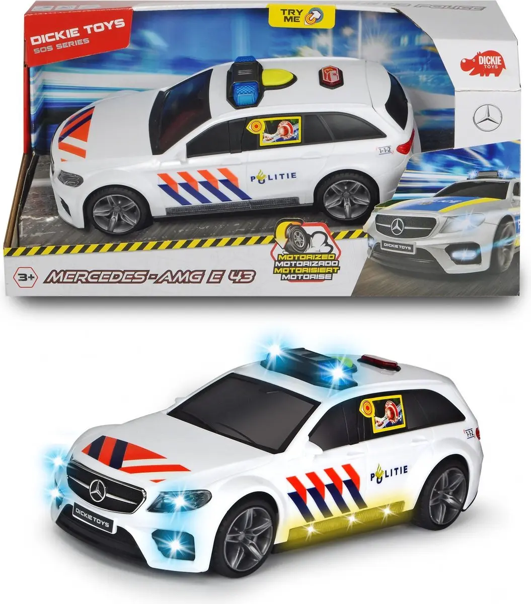 Dickie Toys Mercedes-AMG E43 Politiewagen 30cm