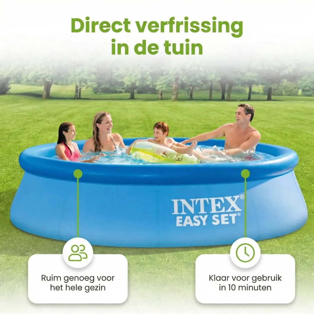 Intex Easy Set Zwembad 305x76cm - Blauw - 3853L
