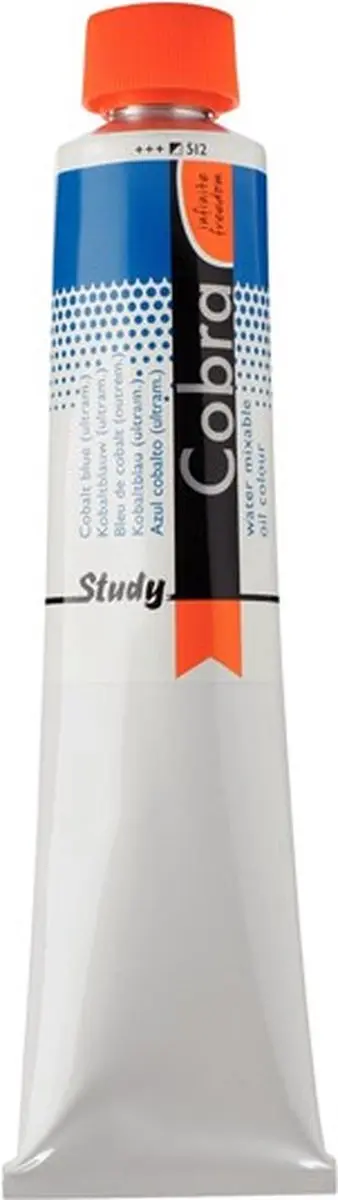 Cobra Study Water Vermengbare Olieverf Tube Kobaltblauw ultramarijn 512