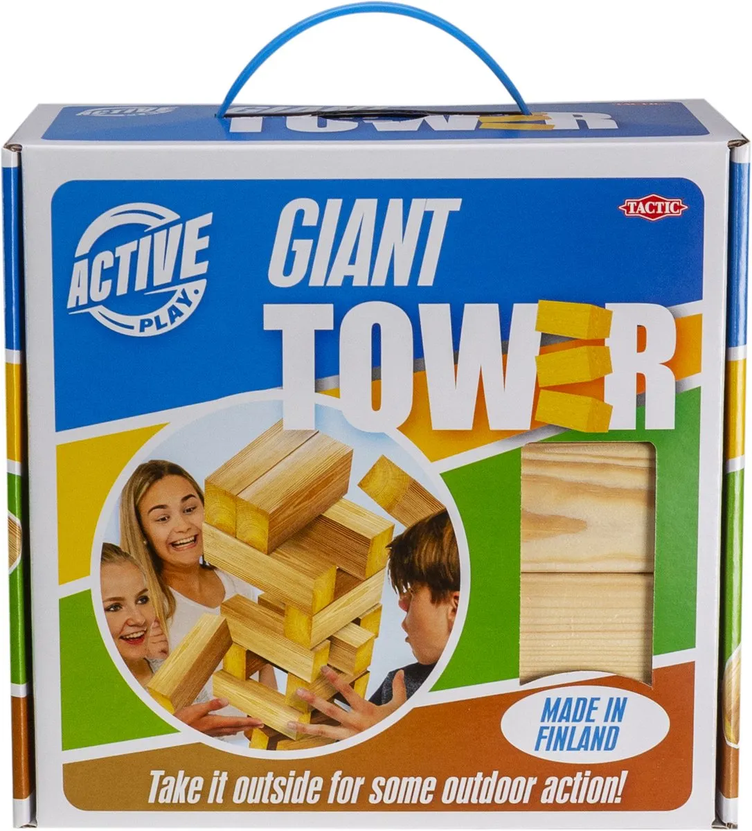 Tactic XL Tower - 30 Houten Blokken - 6 Spelers