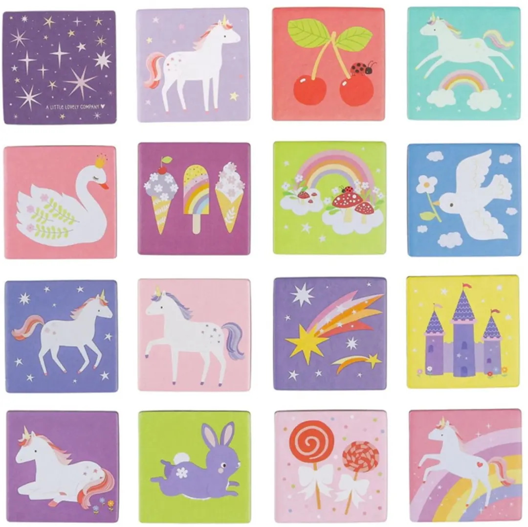 A Little Lovely Company Memoryspel Unicorn Dreams - 4 Spelers