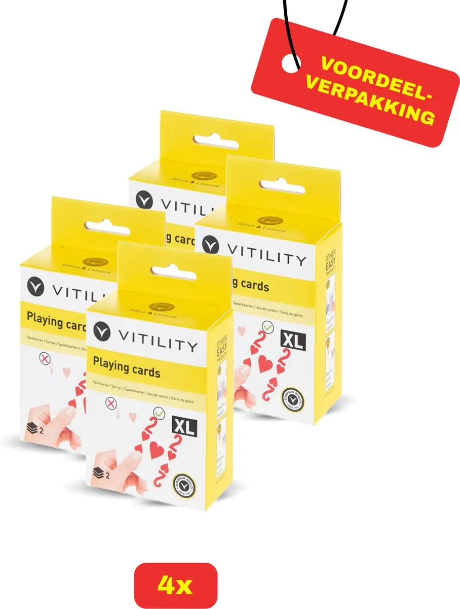 Vitility Speelkaarten XL
