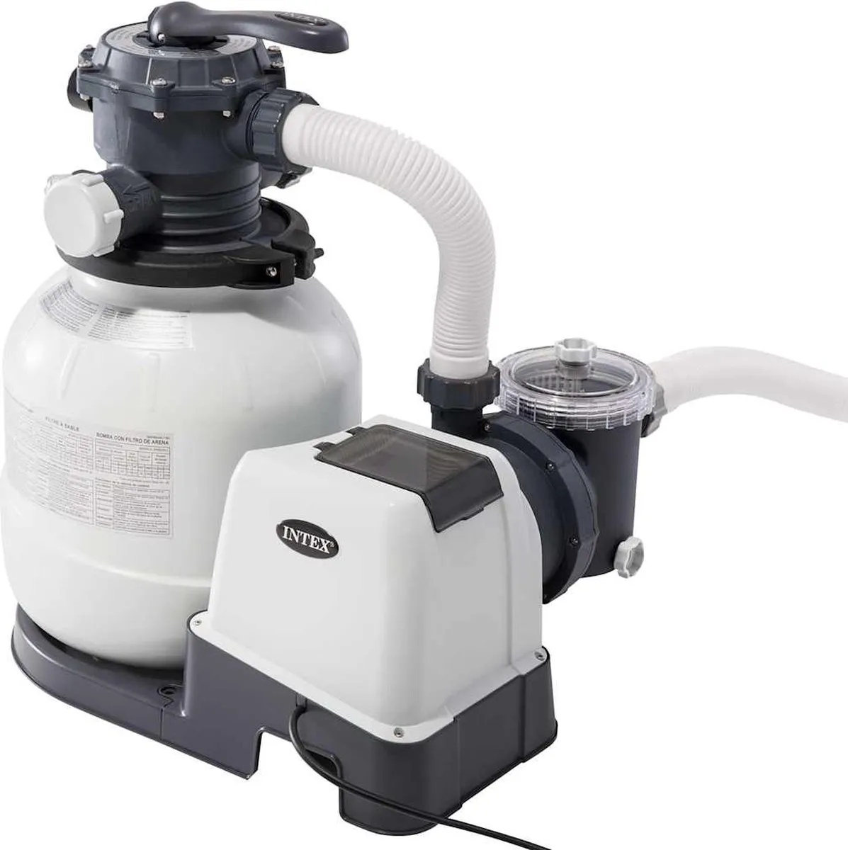 Intex Ultra XTR Zwembadset 610x122cm - 30.08L - Grijs