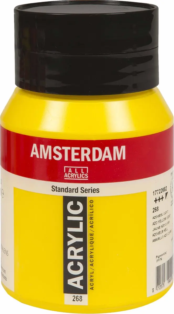 Amsterdam Standard Acrylverf 500ml - Azogeel Licht 268