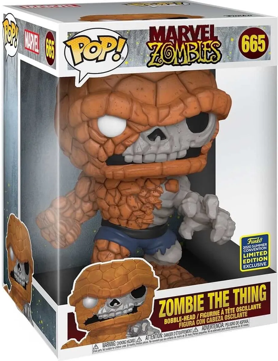 Funko Pop! The Thing Marvel Zombies Figuur 48901 - 25cm - Oranje