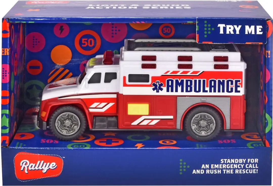 Dickie Toys Ambulance 203302013 - Licht & Geluid - 15cm