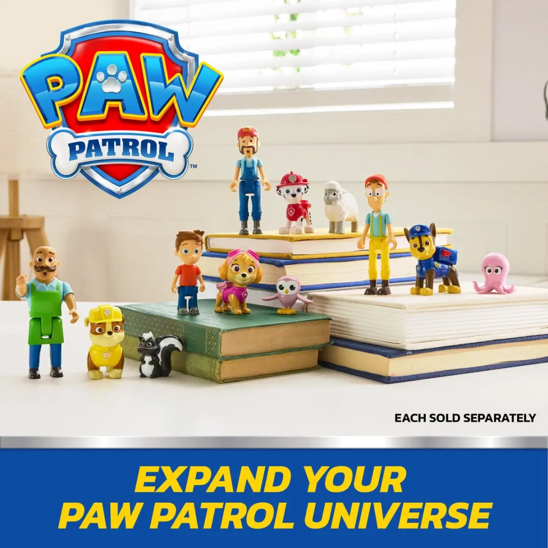 PAW Patrol Speelfigurenset Marshall Boer Al Schaap - 3 Stuks
