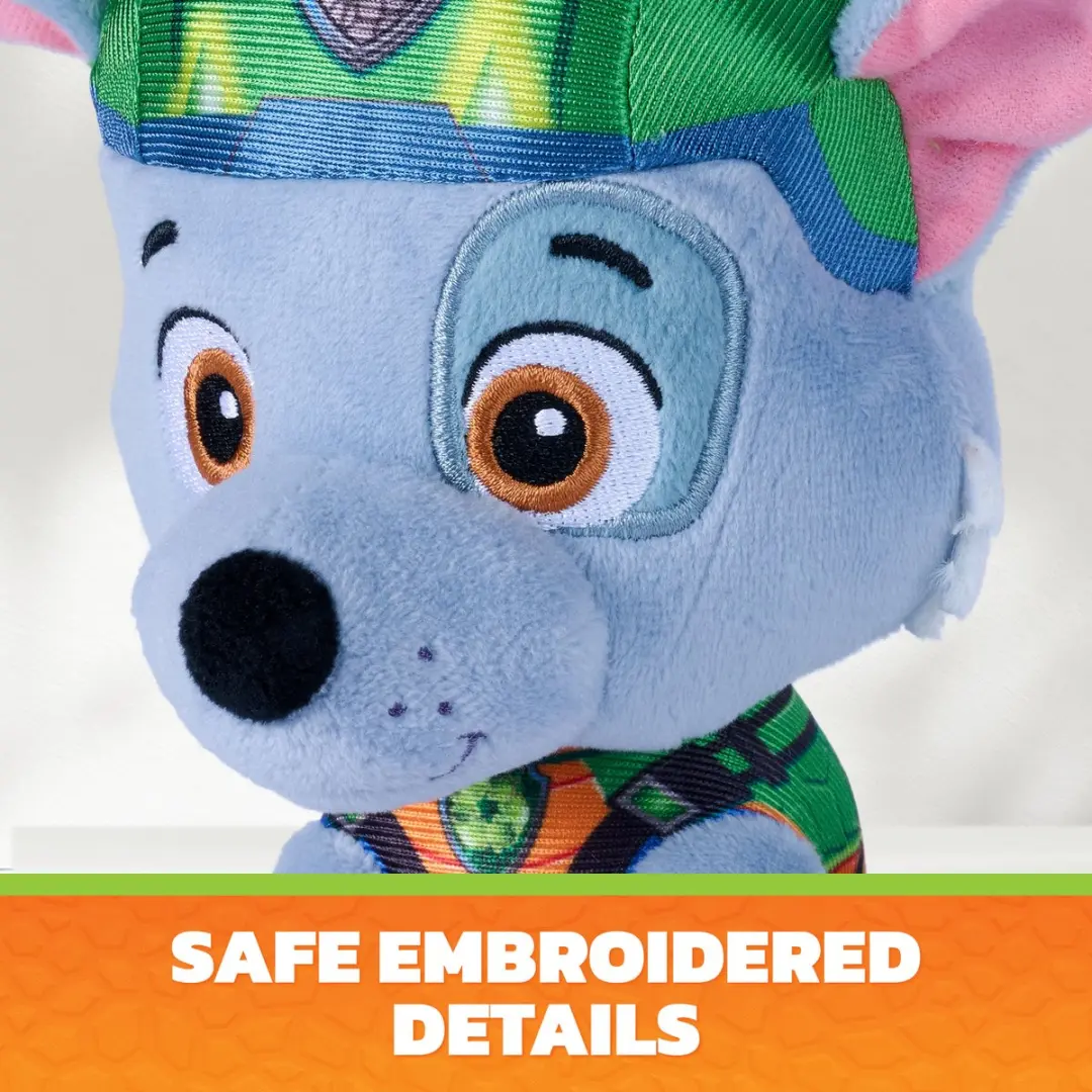 PAW Patrol Rocky Dino Knuffel 15cm - Meerkleurig - afbeelding 4 van 6