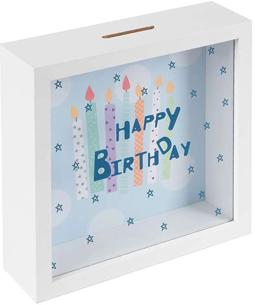 Goldbuch Spaarpot Birthday - Blauw