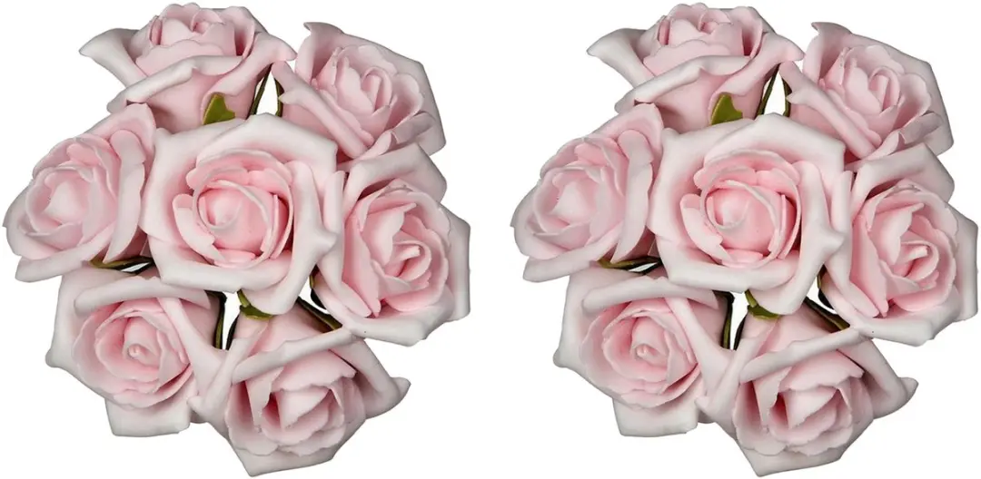 Ideas4seasons Roosjes Foam Lichtroze