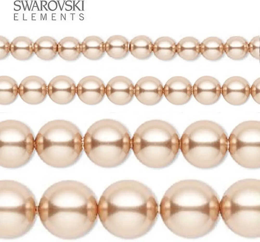 Swarovski Elements Parels 4mm Rose Gold