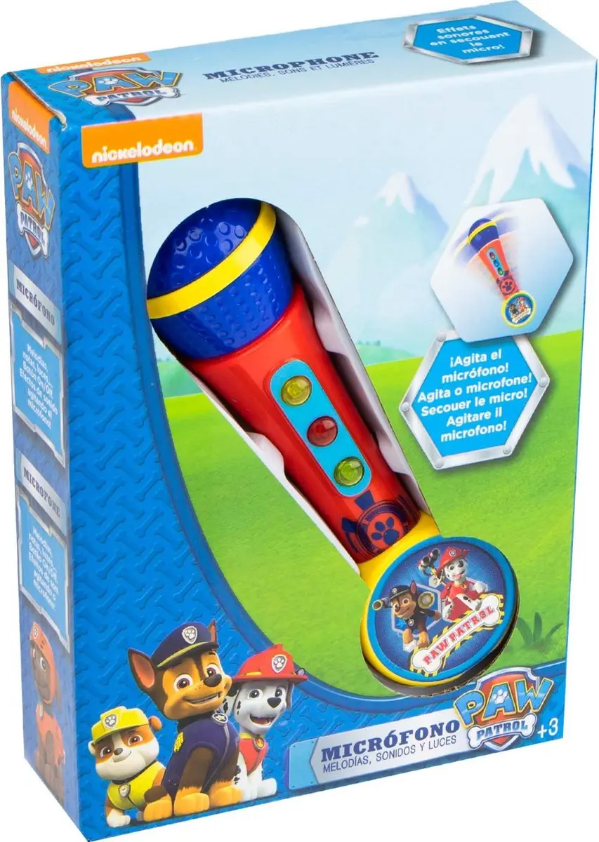 PAW Patrol Microfoon - Blauw/Rood/Geel