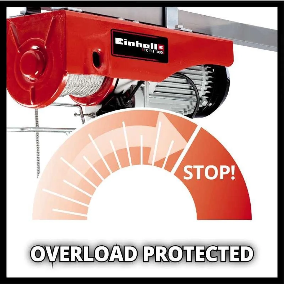 Einhell TC-EH 1000 Elektrische Kabeltakel 1600W - 500kg/999kg
