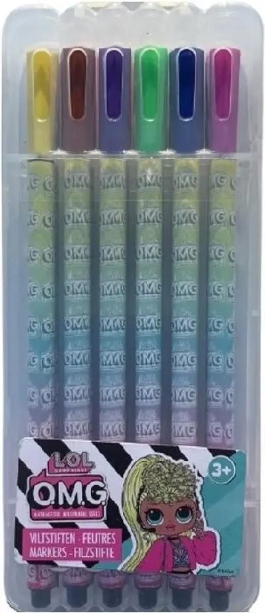 LOL Surprise! Viltstiften - 12 Kleuren - Multikleur