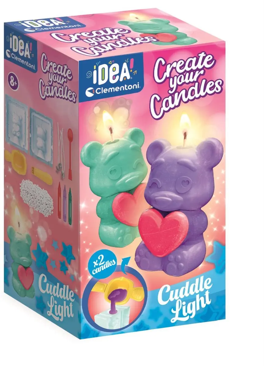 Clementoni Create Your Candles Love Bear Knutselpakket