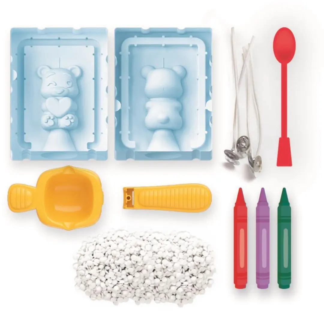 Clementoni Create Your Candles Love Bear Knutselpakket - Paars
