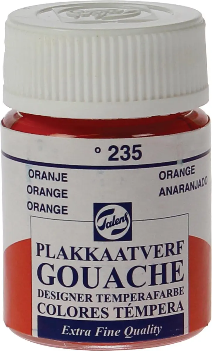 Talens Plakkaatverf Extra Fijn Oranje 235 - 16ml