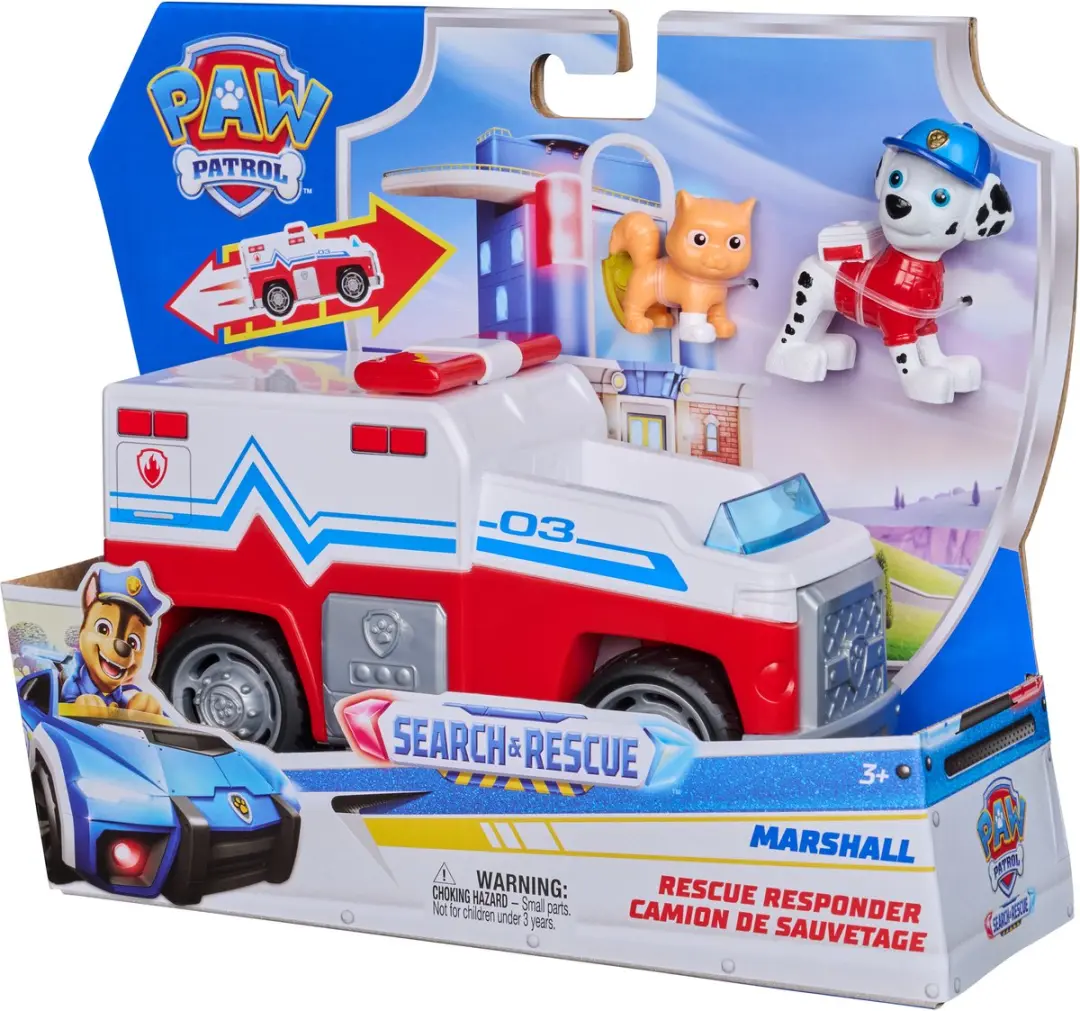 PAW Patrol Marshall Reddingsvoertuig 02312743 - 2 Figuren