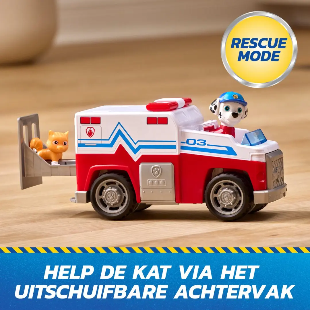 PAW Patrol Marshall Reddingsvoertuig 02312743 - 2 Figuren