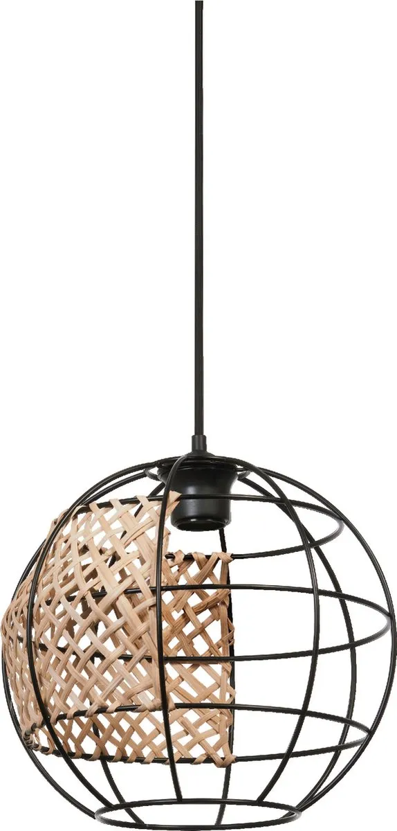 LEDVANCE Decor Cage Globe Hanglamp E27 - Zwart/Bruin - Ø30cm