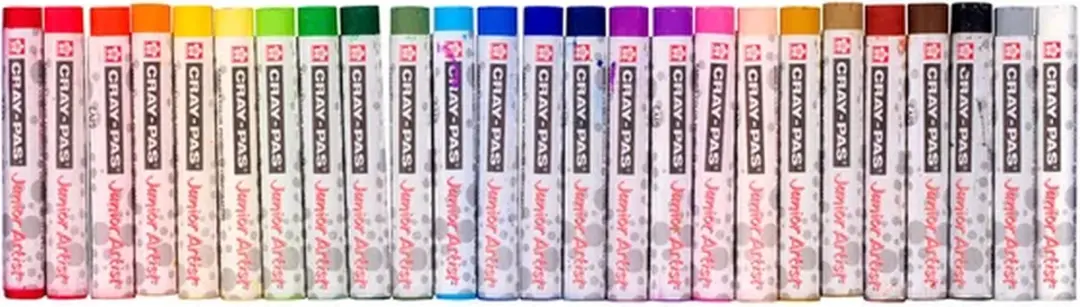 Sakura Cray-Pas Junior Artist 25 Kleuren Oliepastels - Meerkleurig - afbeelding 6 van 6