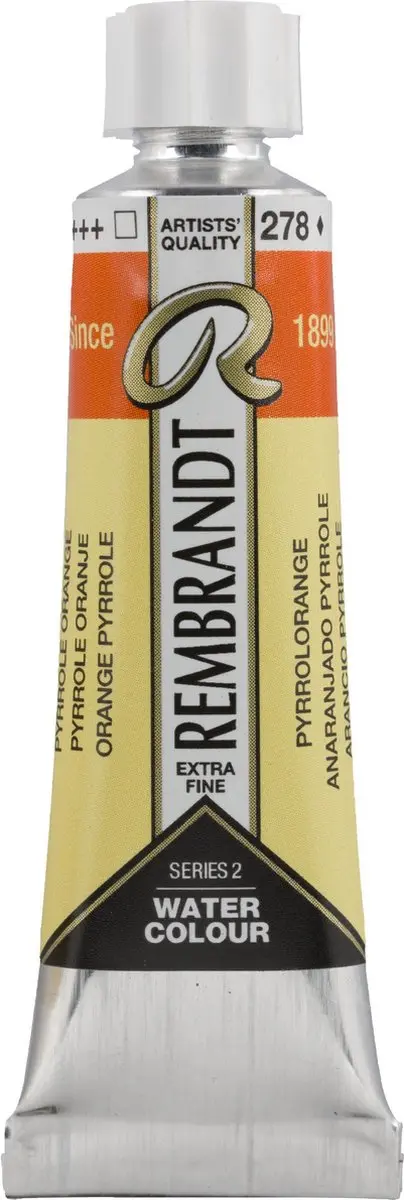 Rembrandt Aquarelverf Pyrrole Oranje 278 10ml