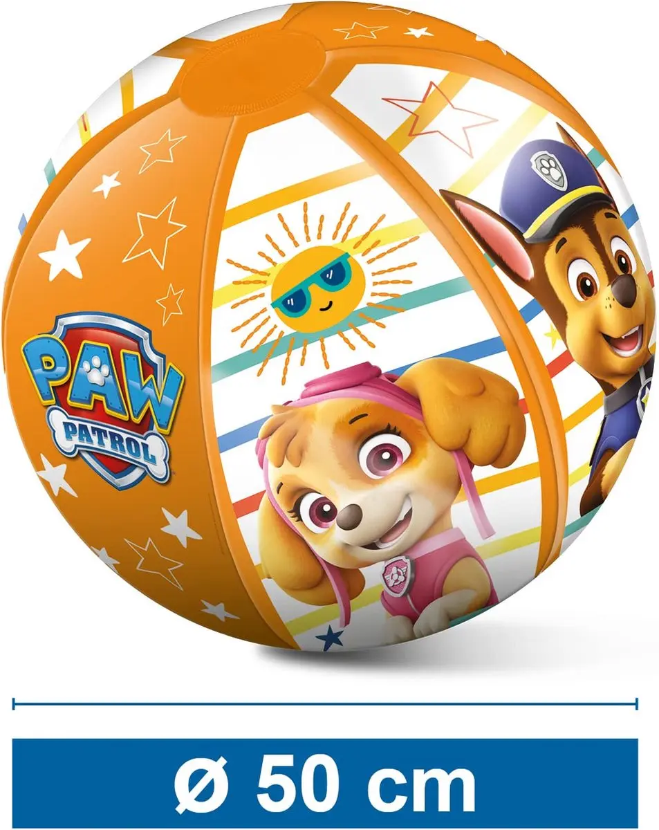 PAW Patrol Strandbal 50cm - Multicolor