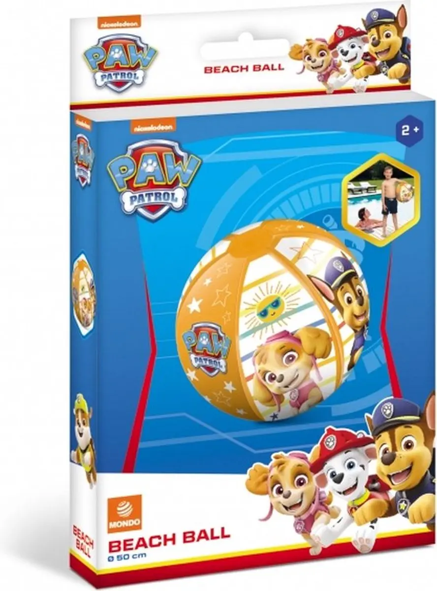PAW Patrol Strandbal 50cm - Multicolor
