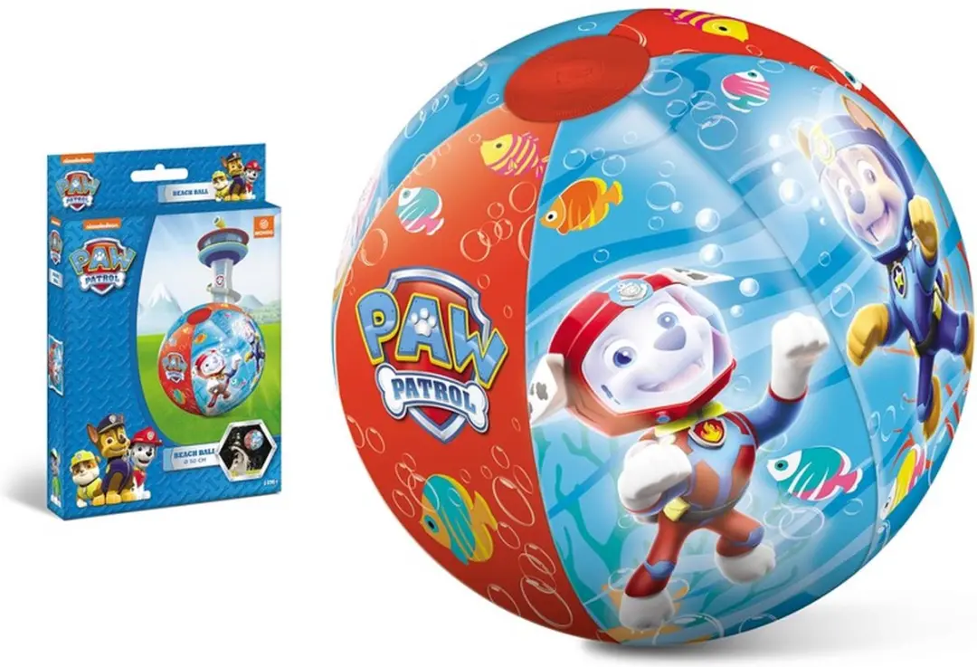 PAW Patrol Strandbal 50cm - Multicolor