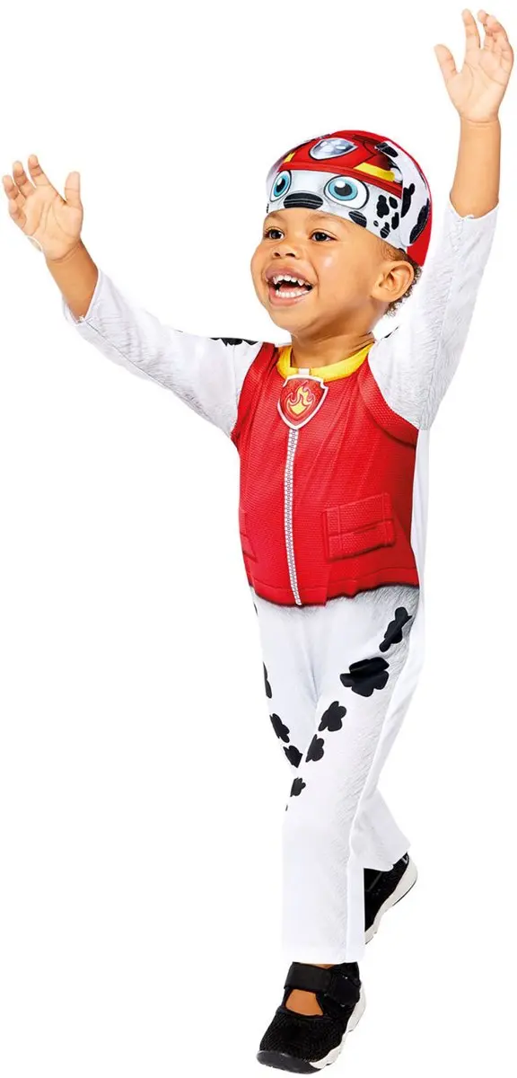 PAW Patrol Marshall Verkleedkleding - Baby 98 (2-3 jaar) - Rood/Wit