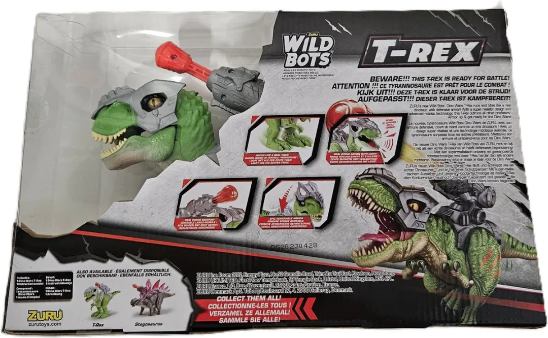 Zuru Robo Alive Dinosaurus T-Rex Glow In The Dark - Groen