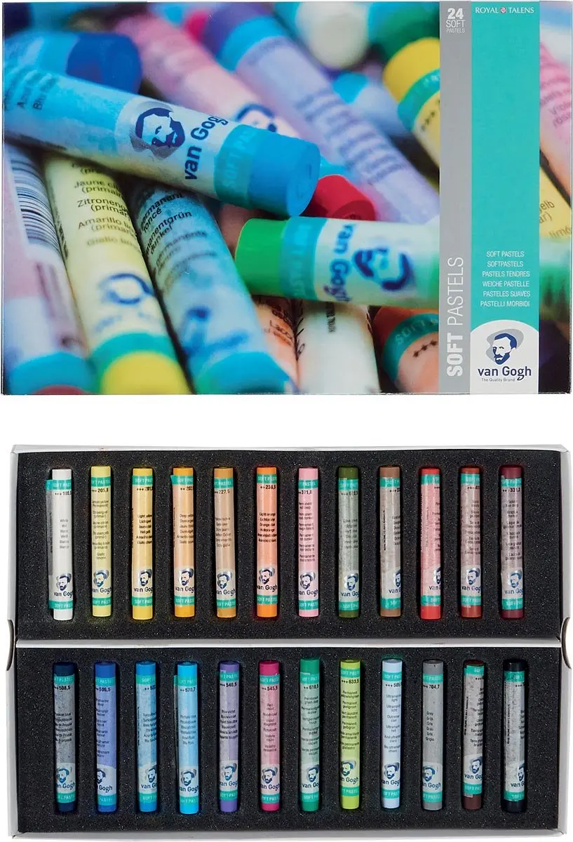 Van Gogh Soft Pastel Set 12 Kleuren - Assorti