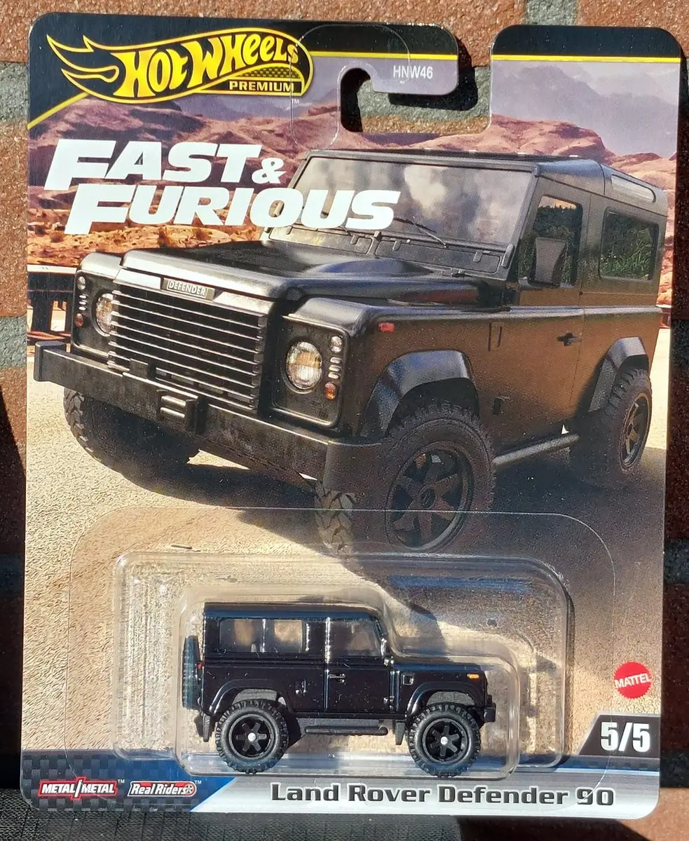 Hot Wheels Fast & Furious Land Rover Defender 90 - Zwart