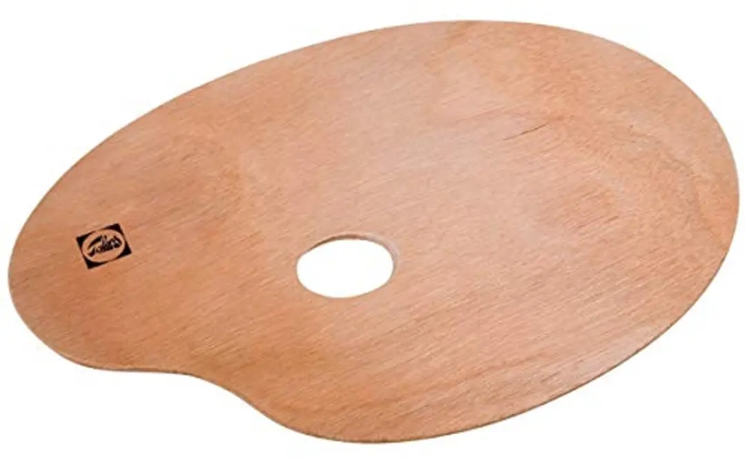 Talens Houten Schilderspalet Ovaal 25x35cm - Meerkleurig