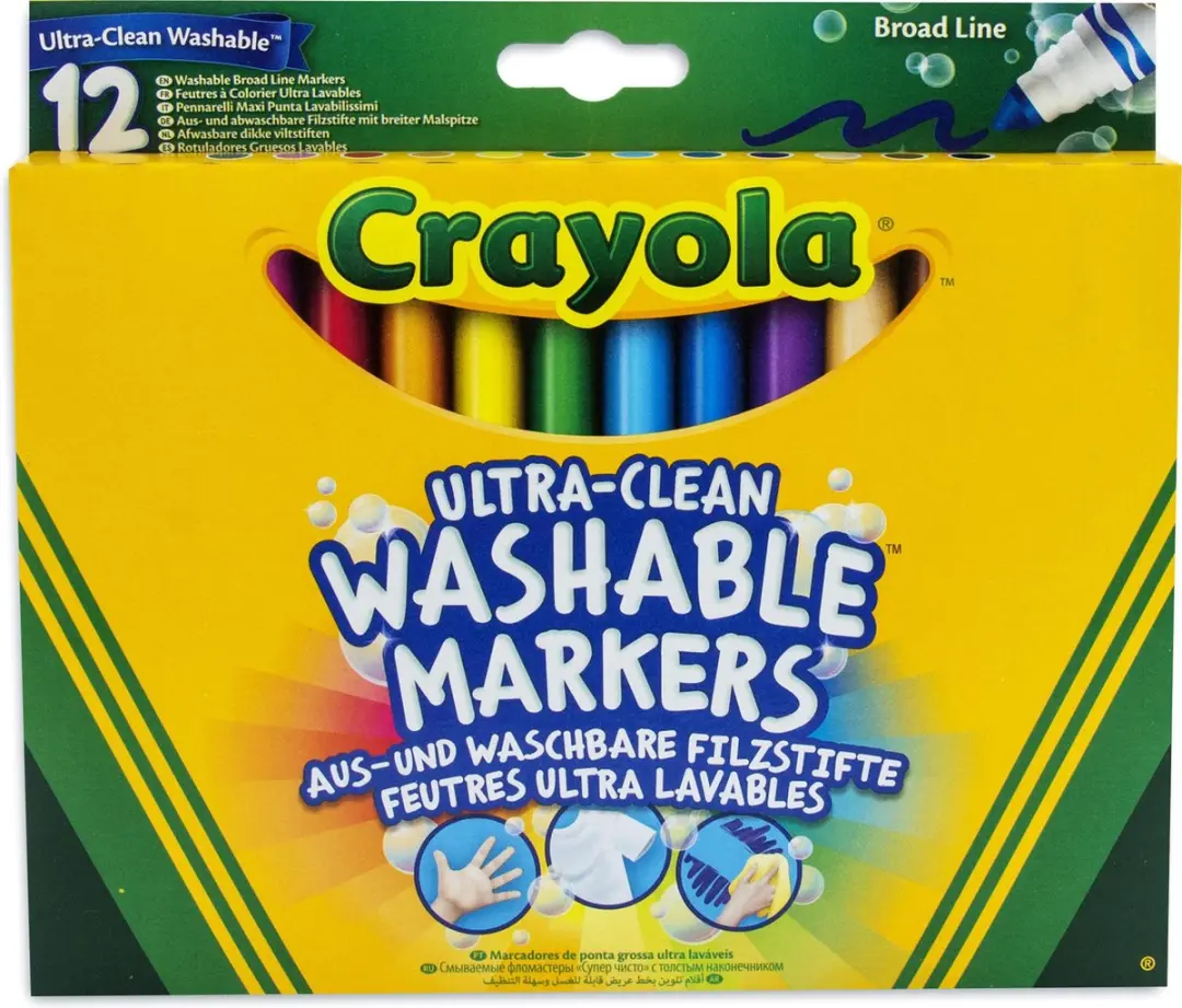 Crayola Vilstiften Kegelpunt 12 Stuks