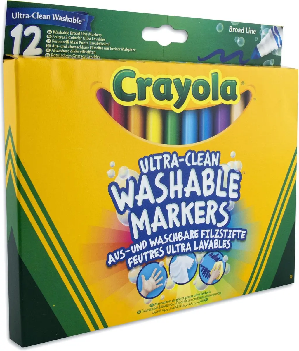 Crayola Vilstiften Kegelpunt 12 Stuks - Multi